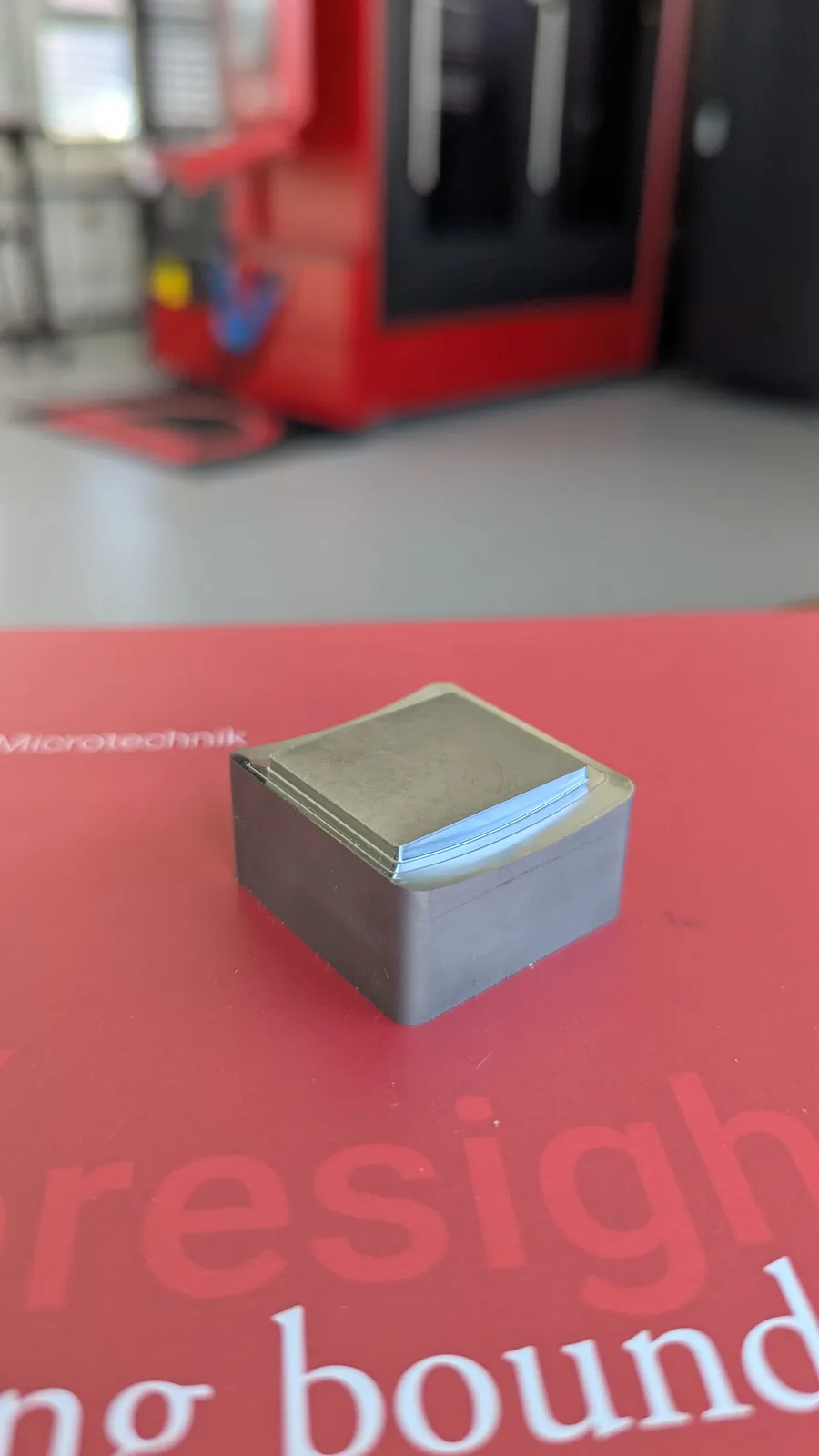Noyau en carbure usiné sur KERN Micro HD au centre Next Factory.